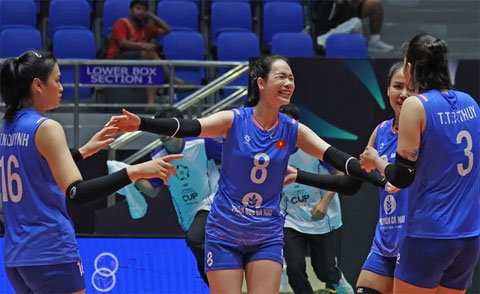 Đội tuyển bóng chuyền nữ Việt Nam tự tin bước vào tranh tài ở chặng một SEA V.Cup 2026