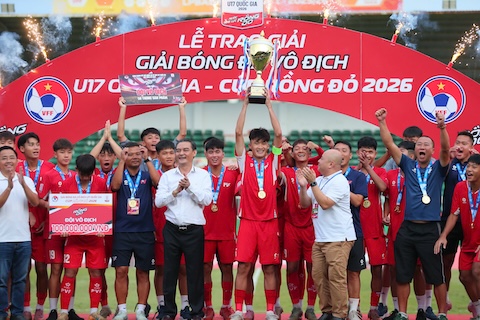 PVF đăng quang ngôi vô địch. Ảnh: Nguyễn Hương 