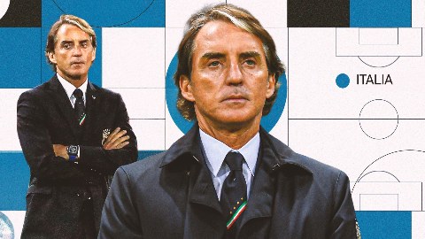 Mancini vẫn trung thành với sơ đồ 4-3-3 từng giúp Italia vô địch EURO 2020