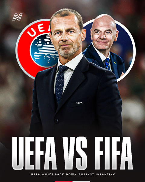 UEFA là những người phản đối mạnh mẽ nhất kế hoạch bán một phần bản quyền thương mại World Cup của Infantino - Ảnh: nextmexoficial10