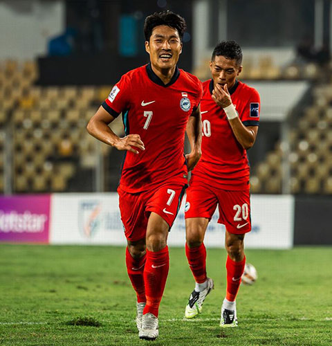 Song Ui Young là cầu thủ chủ lực bên phía Singapore - Ảnh: ESPN 
