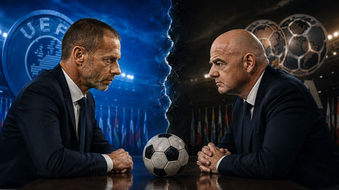 Ceferin và Infantino chưa bao giờ hòa thuận với nhau