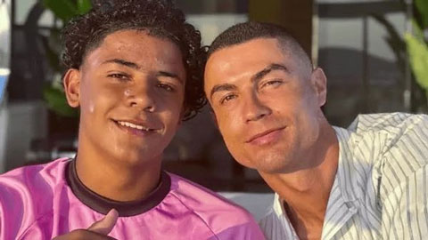 Ronaldo và con trai cả Cristiano Ronaldo Jr