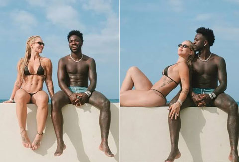 Vinicius và cô bồ Virginia Fonseca