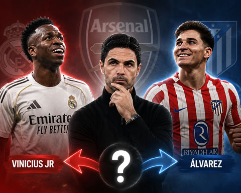HLV Arteta vẫn chưa quyết sẽ chọn Vinicius hay Alvarez