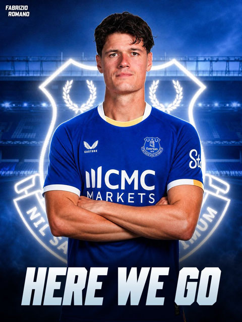 Arsenal bán Norgaard cho Everton chỉ sau 1 năm với giá 7 triệu bảng - Ảnh: Fabrizio Romano