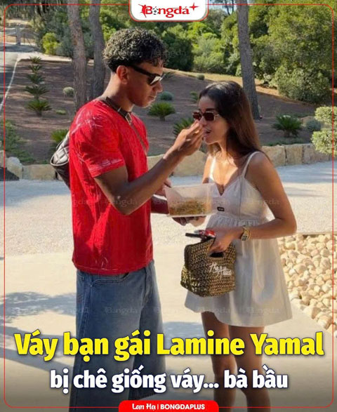 Ines gây tò mò với chiếc váy bị chê giống “váy bà bầu”