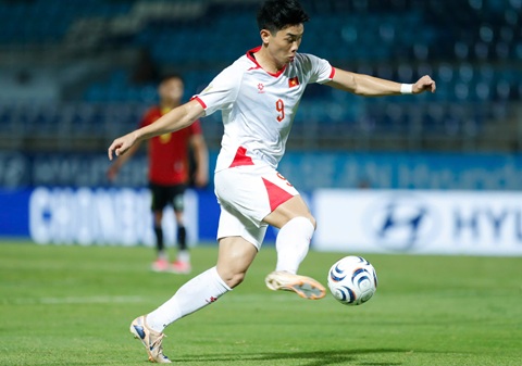 Tiền đạo Đình Bắc. Ảnh: Anh Khoa 