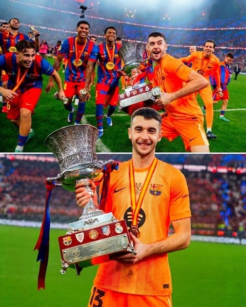 Mục tiêu của Joan Garcia và Barca mùa tới là giành càng nhiều danh hiệu càng tốt. Ảnh: Threads