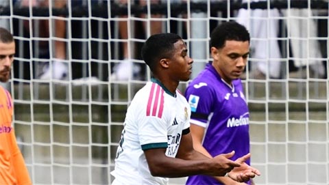 Endrick vưa ghi bàn vào lưới Fiorentina, nhưng không nằm trong trọng tâm dự án của Jose Mourinho tại Real Madrid