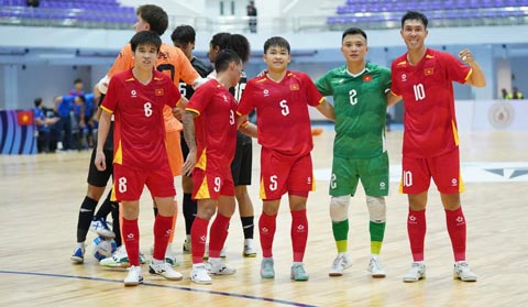 ĐT futsal Việt Nam hiện tại có rất nhiều gương mặt trẻ tài năng. Ảnh - Nguyễn Khanh