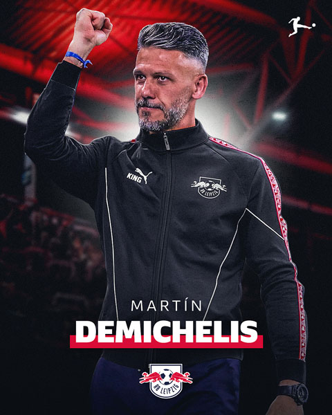 Demichelis gia nhập RB Leipzig dù không có thành tích huấn luyện ấn tượng - Ảnh: bundesliga