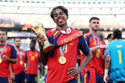 Lamine Yamal vẫn là nguồn cảm hứng trong chức vô địch World Cup của Tây Ban Nha