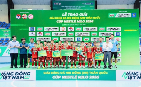 Đội Hà Nội FC giành ngôi Á quân của giải. Ảnh: BTC