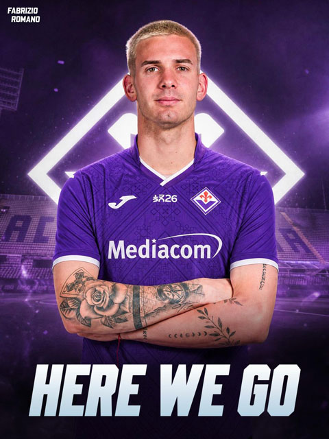 Mastantuono đạt thỏa thuận gia nhập Fiorentina theo dạng cho mượn - Ảnh: Fabrizio Romano