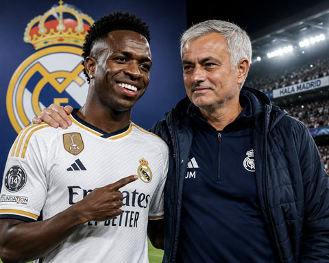 Vinicius hào hứng làm việc cùng Mourinho