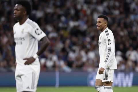 Vinicius không thích làm nền cho Mbappe tại Real Madrid - Ảnh: Marca