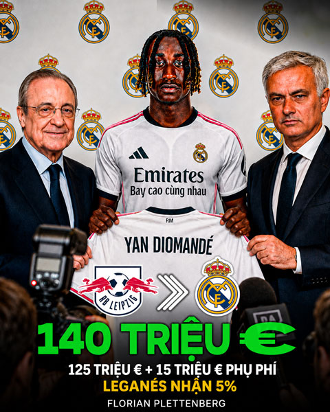 Real sẵn sàng chi mức giá kỷ lục CLB để chiêu mộ Diomande - Ảnh: DAZN