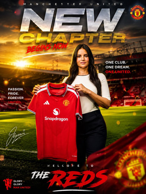 Eva Olid được kỳ vọng sẽ mở ra chương mới rực rỡ cho đội nữ MU - Ảnh: @UnitedFanbaseGH