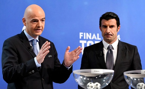 Luis Figo bức xúc với các kế hoạch của chủ tịch FIFA