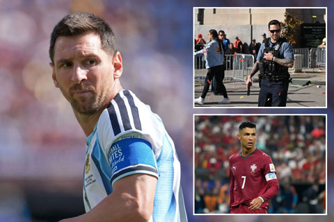 Không riêng Messi mà Ronaldo cũng được nhân viên an ninh tại World Cup 2026 luôn để mắt tới