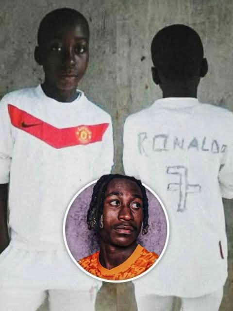 Diomande tự chế ra áo đấu Ronaldo để mặc