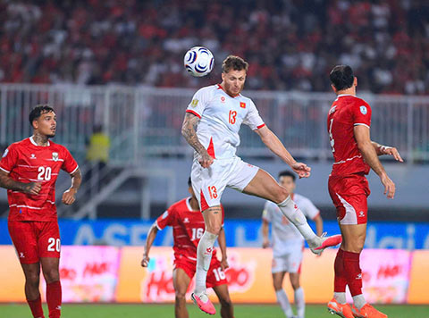 Indonesia bị loại từ vòng bảng AFF Cup 2026 sau trận hòa 1-1 trước Singapore. Ảnh: Đức Cường