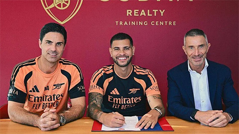 Arsenal chính thức ký hợp đồng với Guimaraes