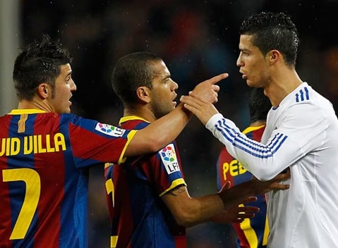Real Madrid từng muốn xây dựng hàng công với David Villa và Cristiano Ronaldo. Ảnh: The Philadelphia Inquirer
