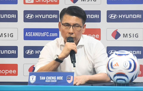 HLV Tan Cheng Hoe đánh giá cao ĐT Việt Nam đồng thời đặt mục tiêu đánh bại đối thủ để vào chung kết