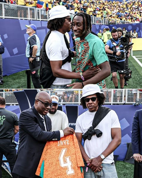 Yan Diomande giờ là khách hàng của công ty đại diện Roc Nation của rapper Jay-Z. Ảnh: Instagram