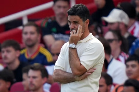 Arteta có nhiều tâm tư sau trận thua Dortmund tại Emirates Cup