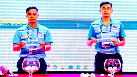 Bốc thăm lịch thi đấu. Ảnh: BTC