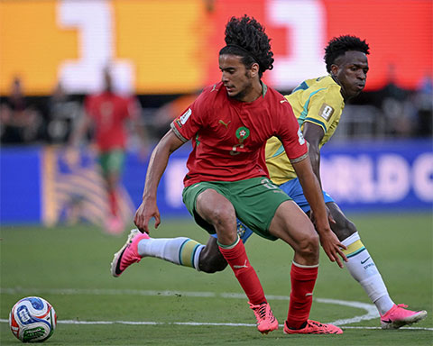 Bouaddi mới cùng ĐT Morocco tham dự World Cup 2026