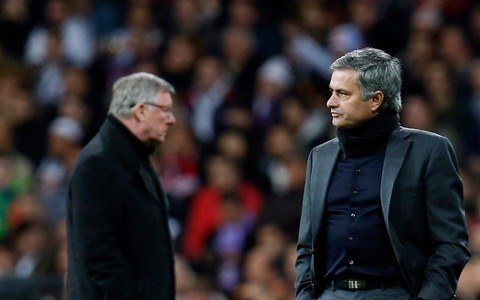 Real Madrid của Mourinho đối đầu với MU của Sir Alex Ferguson tại Champions League vào tháng 2/2013
