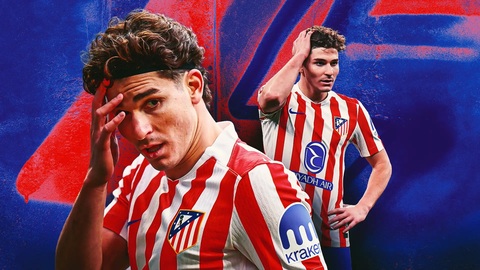Julian Alvarez muốn nói chuyện trực tiếp với ban lãnh đạo Atletico về việc chuyển tới Barca. Ảnh: Goal