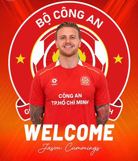 CLB Công an TP.HCM giới thiệu tân binh Jason Cummings