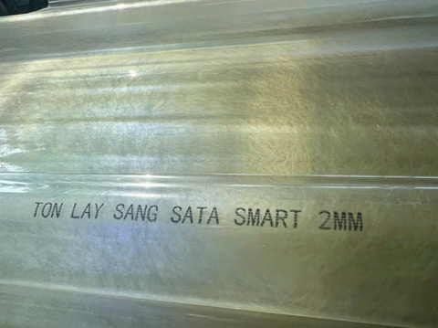 Tôn nhựa lấy sáng được ứng dụng trong nhiều công trình. Ảnh - Tôn nhựa SATA.