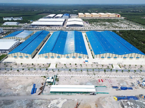 Tôn nhựa lấy sáng SATA Smart tại công trình. Ảnh - Tôn nhựa SATA.