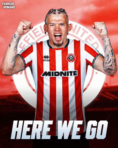 Phillips lại được Man City cho mượn sang Sheffield United - Ảnh: Fabrizio Romano