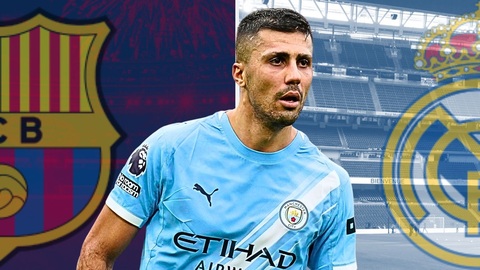 Rodri vừa có màn "quay xe" từ Real Madrid sang Barca. Ảnh: Football Transfers