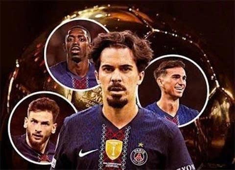 Trong mắt Vitinha, 3 người đồng đội tại PSG xứng đáng giành Quả bóng vàng 2026