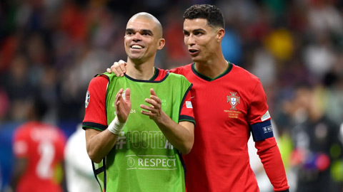 Pepe và Ronaldo rất thân thiết với nhau