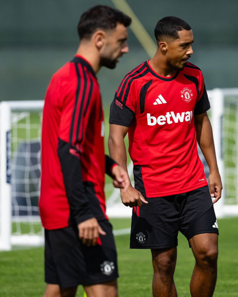 Bruno và Tielemans đang bắt đầu tìm thấy sự ăn ý - Ảnh: @FrankEra_