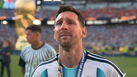 Messi rơi nước khi Argentina thất bại trước Tây Ban Nha ở chung kết