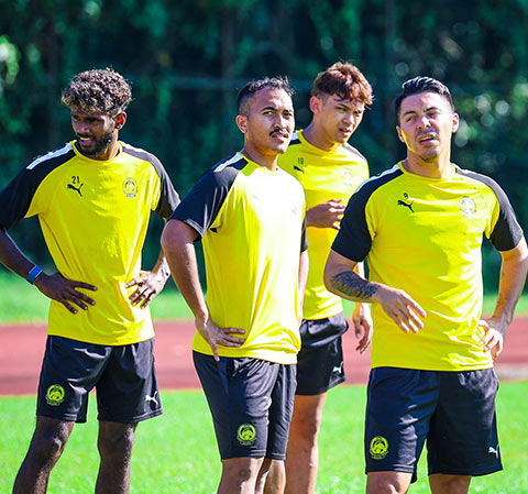 ĐT Malaysia vắng nhiều trụ cột trước trận đấu với ĐT Việt Nam. Ảnh: Malaysia NT