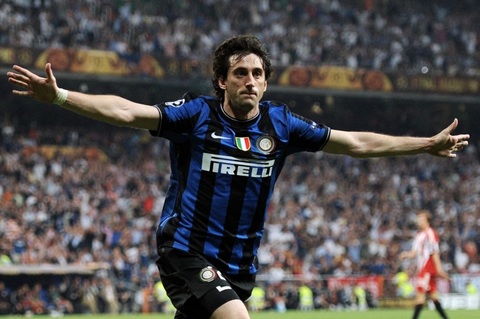 Diego Milito là "món quà thượng đế" dành cho Mourinho