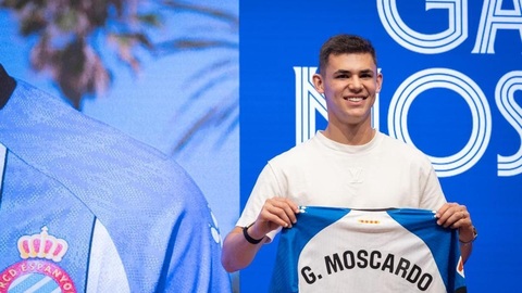 Espanyol đón tài năng trẻ Gabriel Moscardo từ PSG. Ảnh: Diario Sport