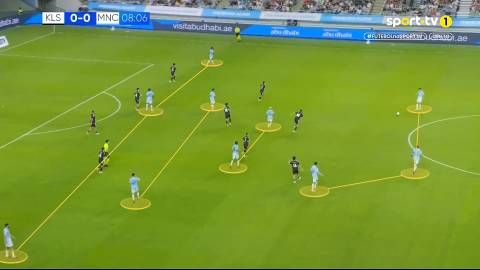 Rico Lewis bó vào giữa tạo hành cấu trúc 3-2-2-3