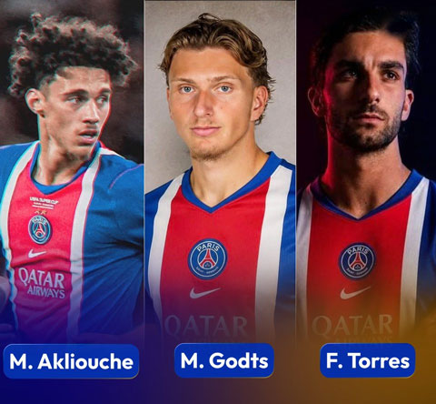PSG chi 155 triệu bảng cho 3 cầu thủ dự bị trên hàng công - Ảnh: Uniscore